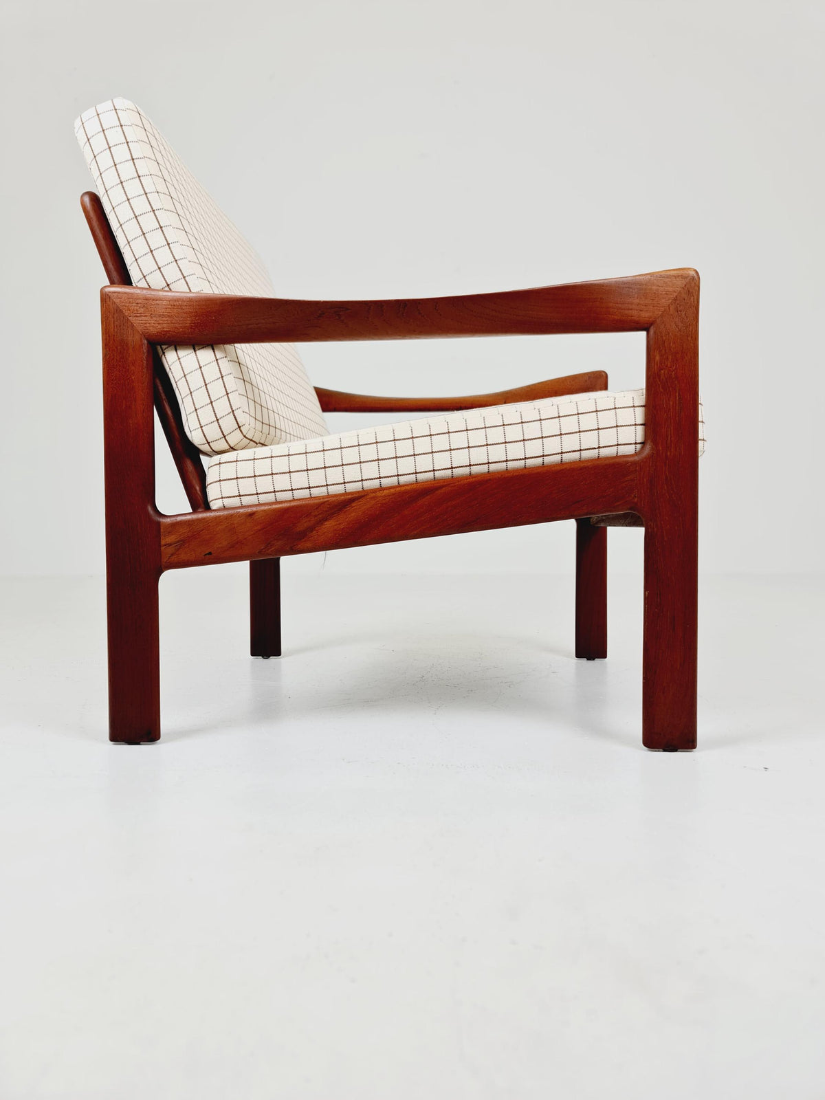 Mid century Sofa Lounge chair by Illum Wikkeslo Eilersen in solid teak, 1960s,