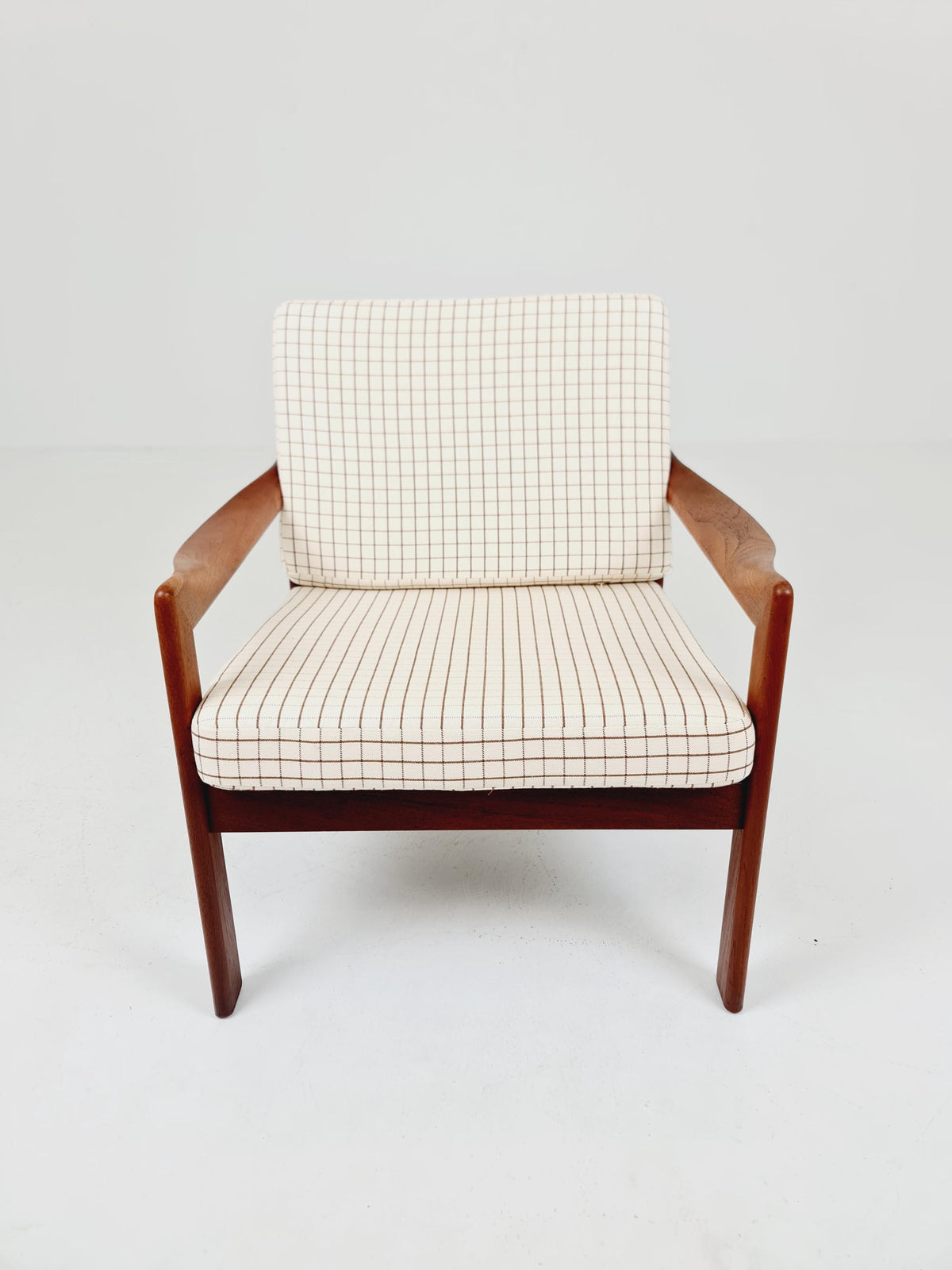 Mid century Sofa Lounge chair by Illum Wikkeslo Eilersen in solid teak, 1960s,
