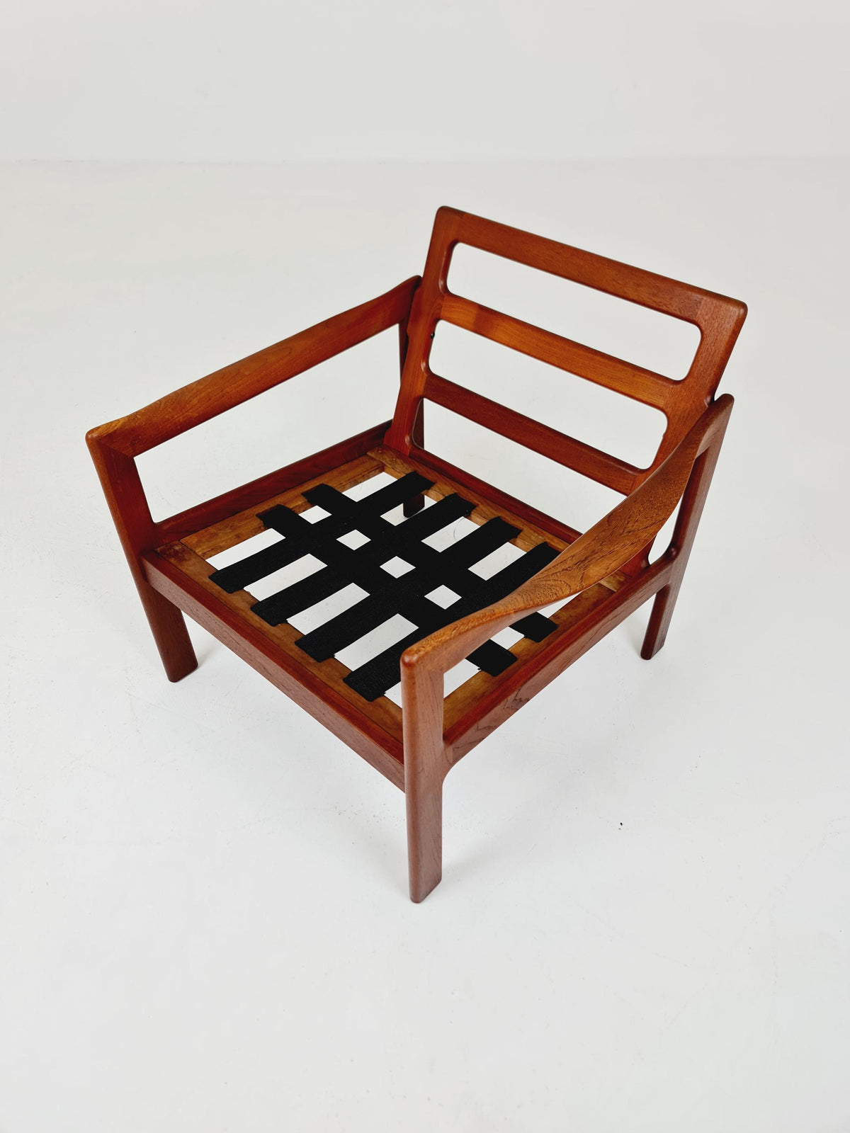 Mid century Sofa Lounge chair by Illum Wikkeslo Eilersen in solid teak, 1960s,