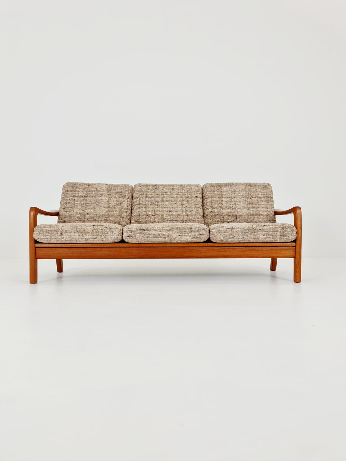 Mid-century Rare Danish teak lounge sofa/ Easy sofa /daybed BY Juul christiansen for JK Denmark , 1960s
