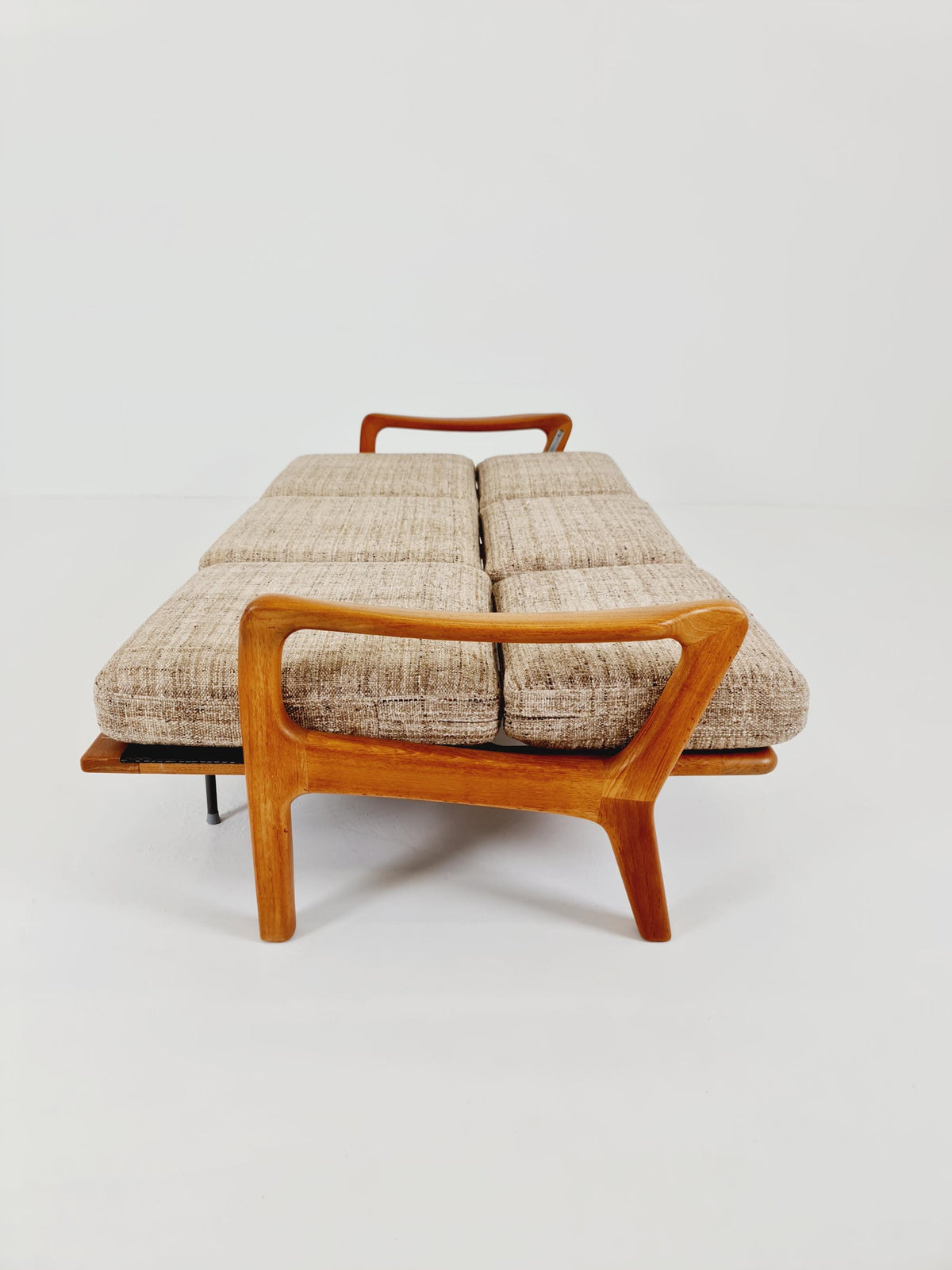 Mid-century Rare Danish teak lounge sofa/ Easy sofa /daybed BY Juul christiansen for JK Denmark , 1960s