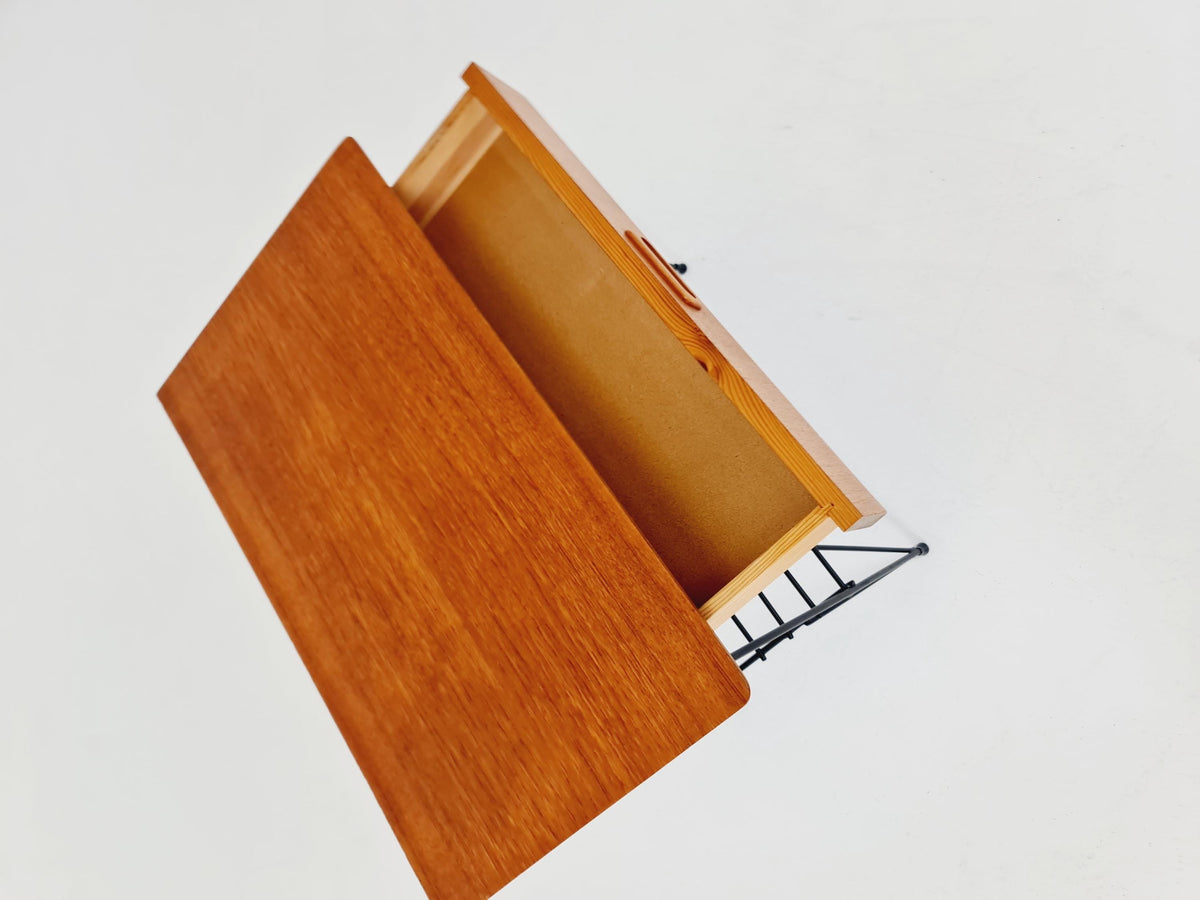 Midcentury swedish teak Vintage Side table/ Bedside table, 1960s
