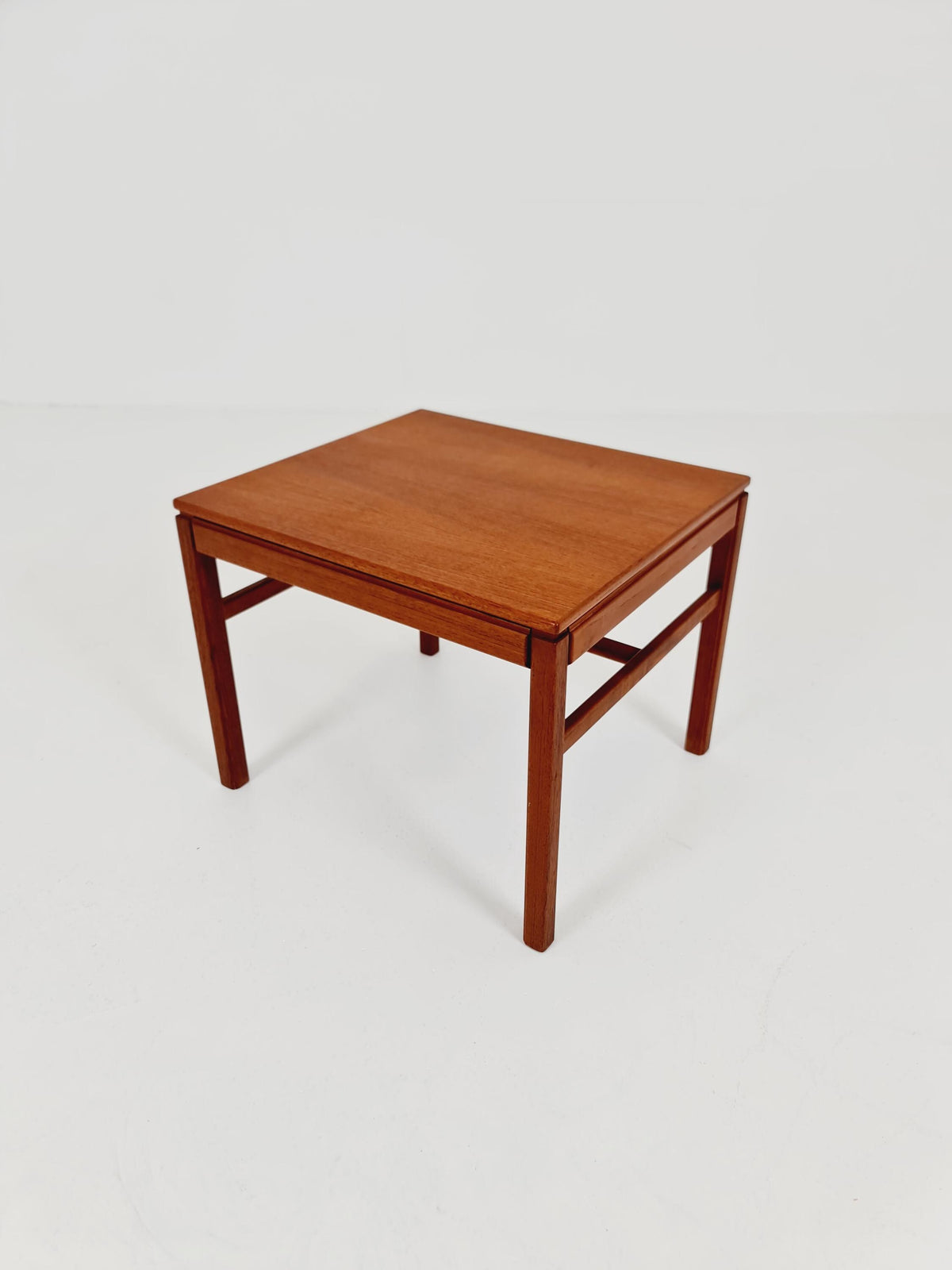 Midcentury Swedish teak side table Designed By Engström Myrstraad Model Casino 1960s