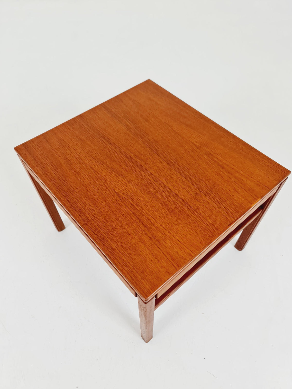 Midcentury Swedish teak side table Designed By Engström Myrstraad Model Casino 1960s