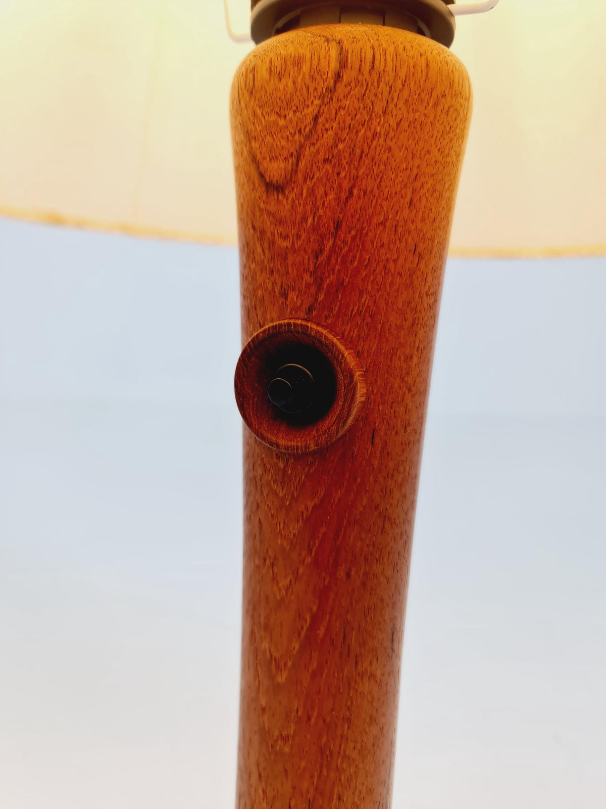 Mid century solid teak table lamp by Dyrlund , 1960s