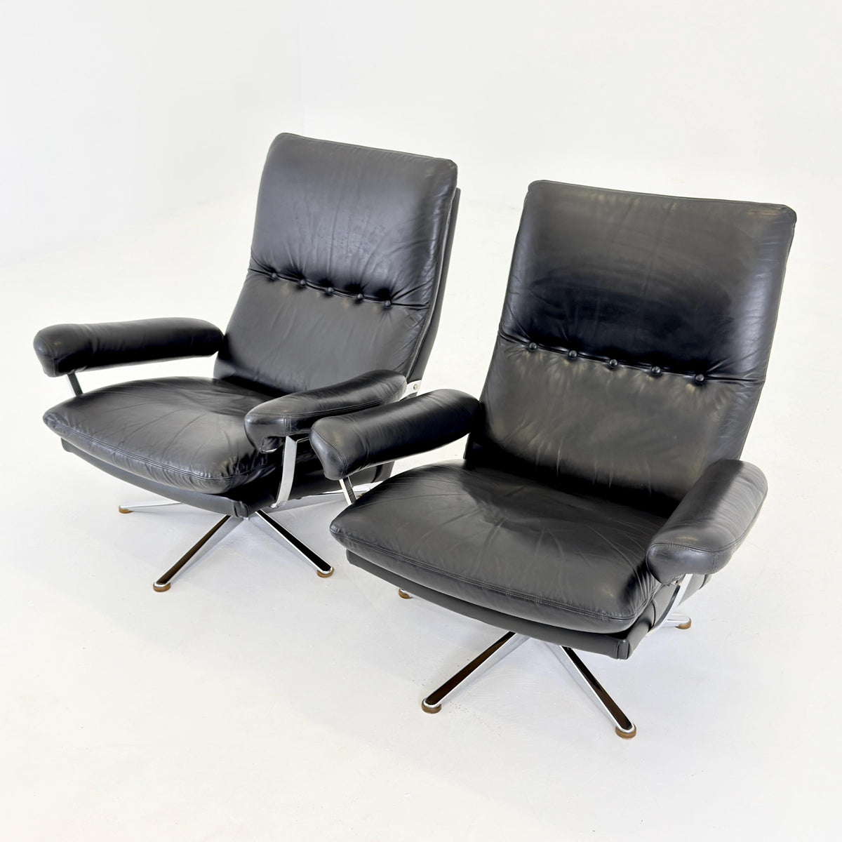 Set of 2 Mid-Century Palma Lounge Chairs by Werner Langenfeld for ESA Møbelværk, 1980s Denmark