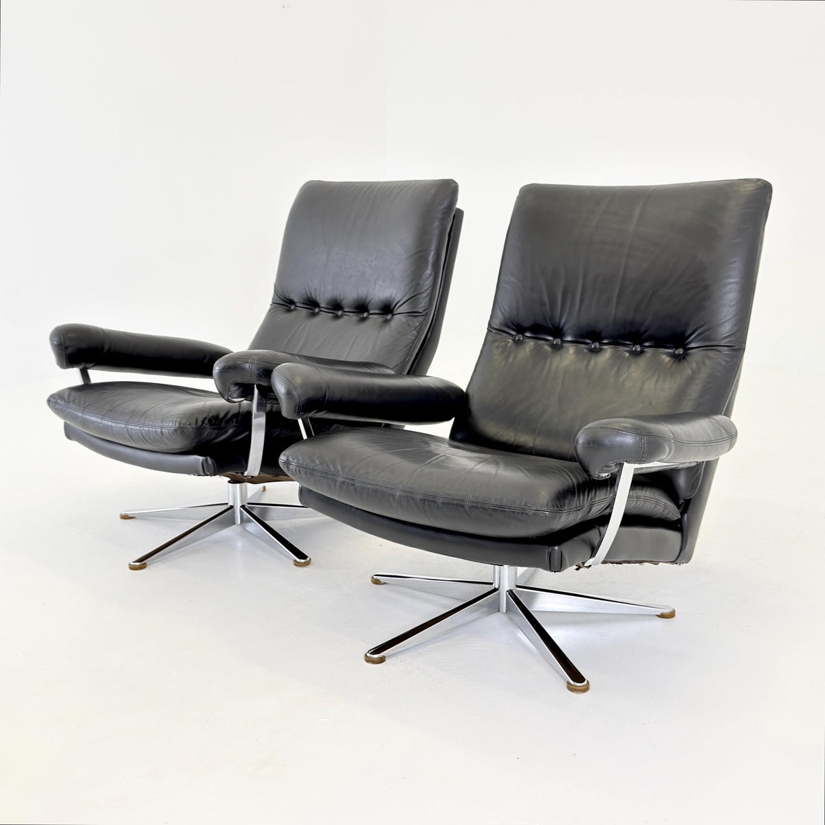 Set of 2 Mid-Century Palma Lounge Chairs by Werner Langenfeld for ESA Møbelværk, 1980s Denmark