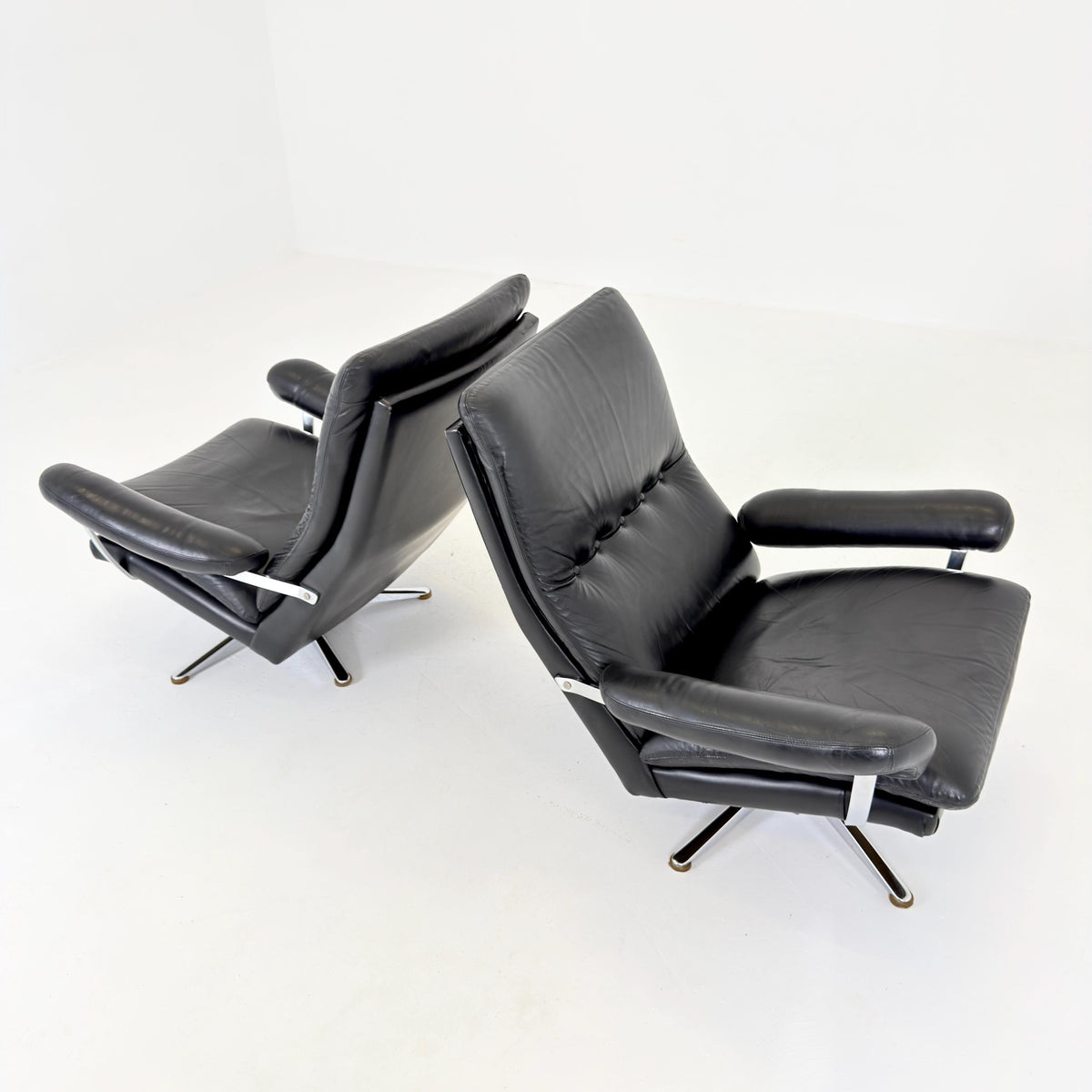Set of 2 Mid-Century Palma Lounge Chairs by Werner Langenfeld for ESA Møbelværk, 1980s Denmark