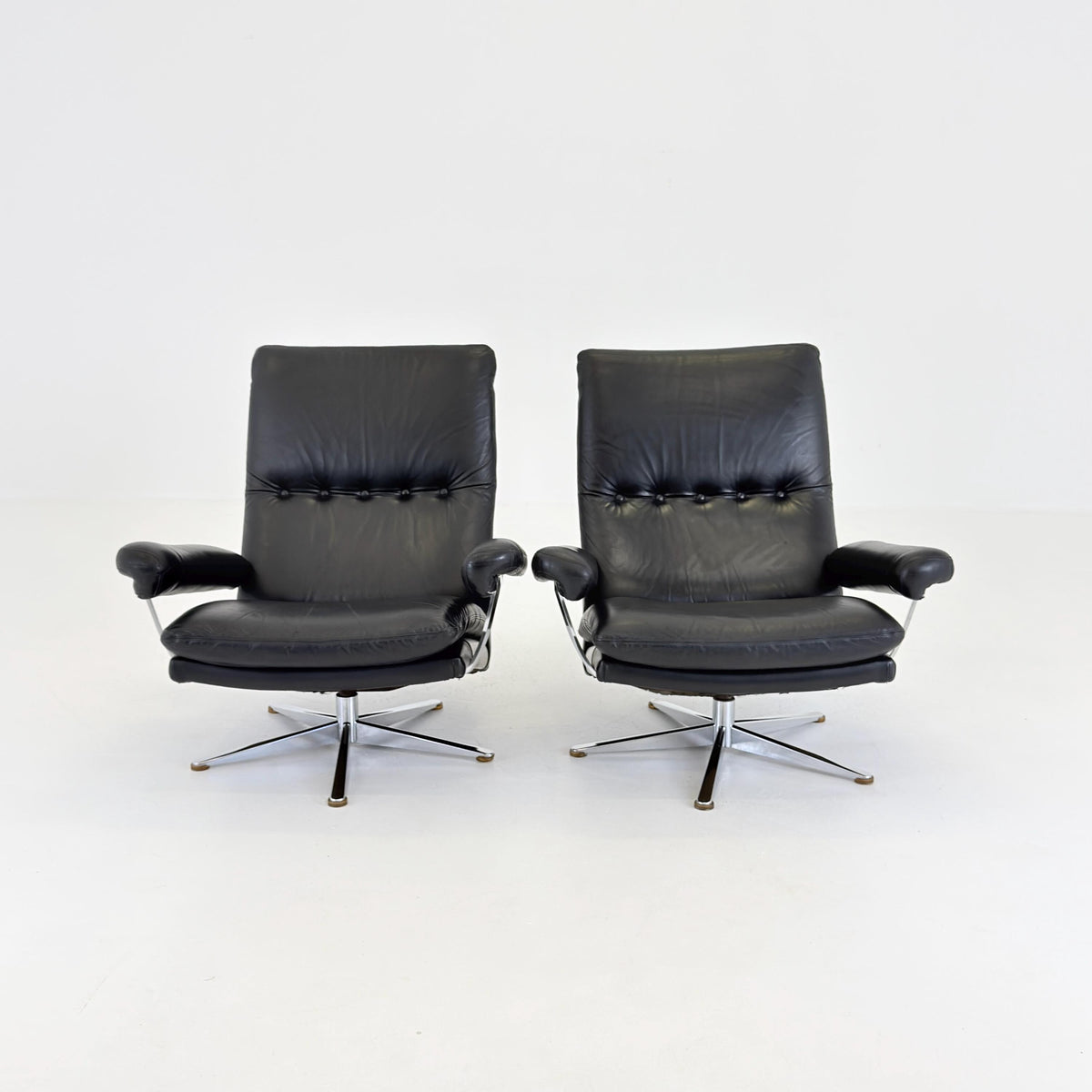 Set of 2 Mid-Century Palma Lounge Chairs by Werner Langenfeld for ESA Møbelværk, 1980s Denmark