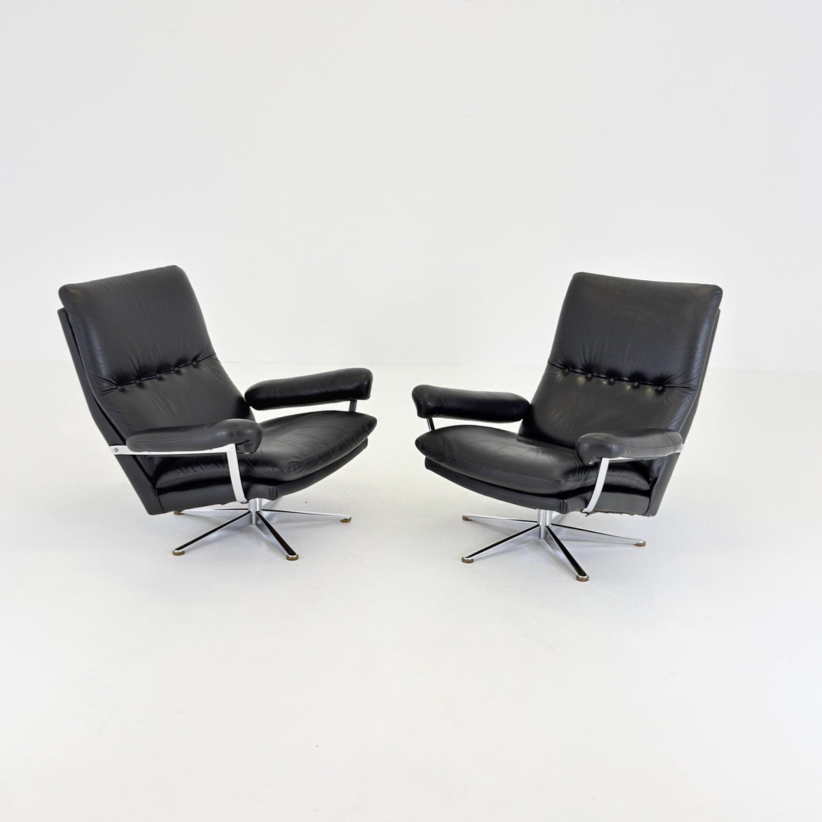 Set of 2 Mid-Century Palma Lounge Chairs by Werner Langenfeld for ESA Møbelværk, 1980s Denmark