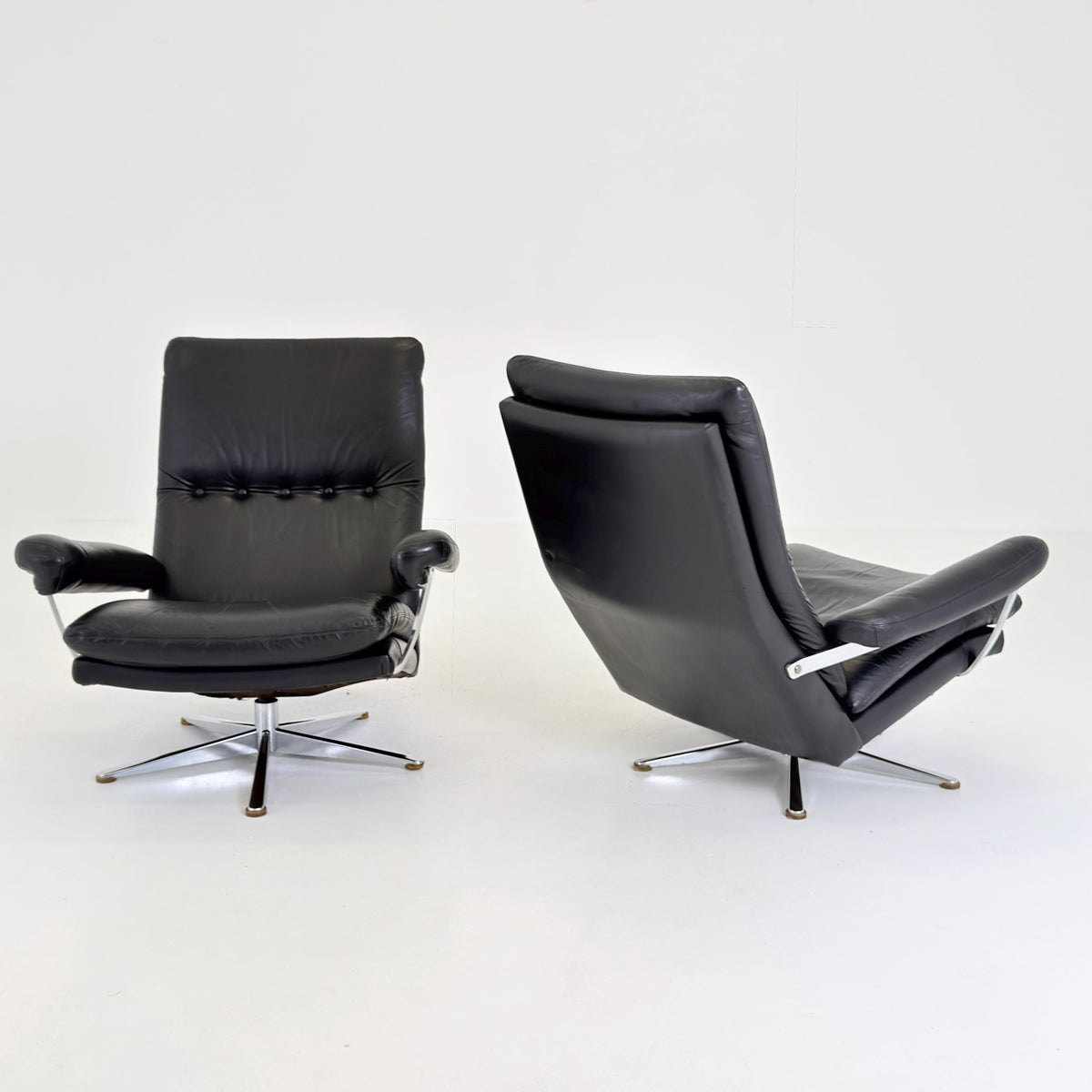 Set of 2 Mid-Century Palma Lounge Chairs by Werner Langenfeld for ESA Møbelværk, 1980s Denmark