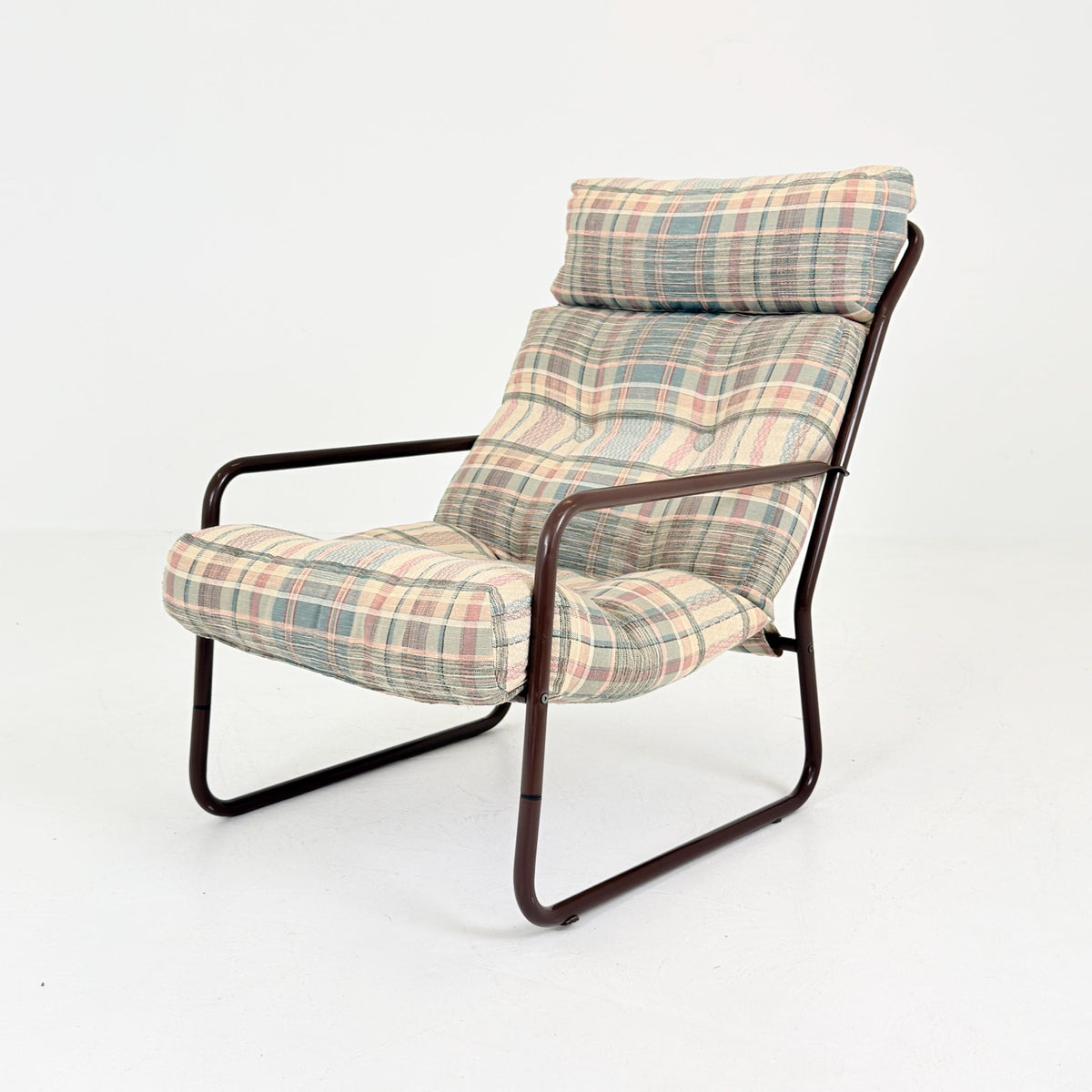 Mid century century Bauhaus tubular lounge armchair for Tomas Jelinek by IKEA 1980s Sweden