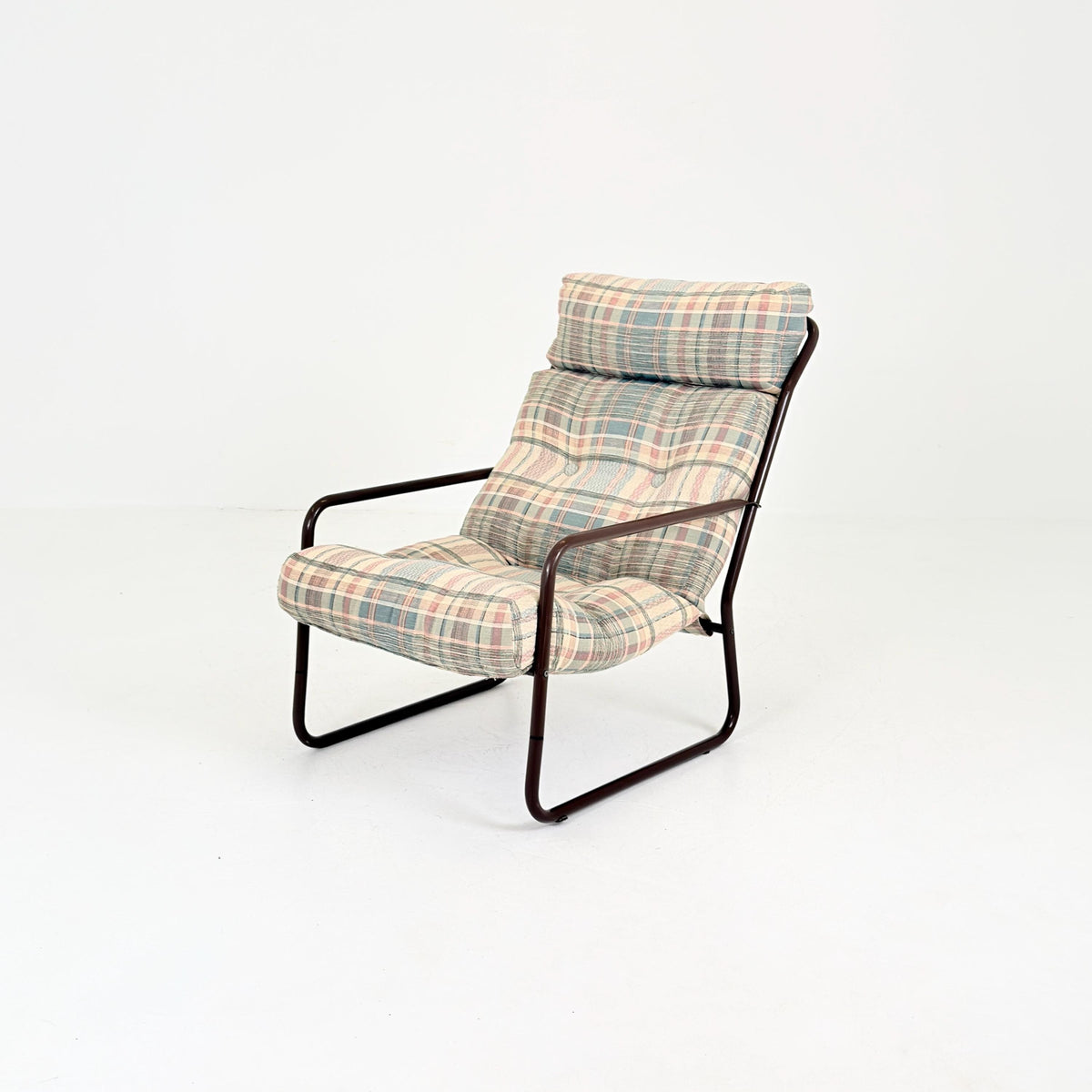 Mid century century Bauhaus tubular lounge armchair for Tomas Jelinek by IKEA 1980s Sweden
