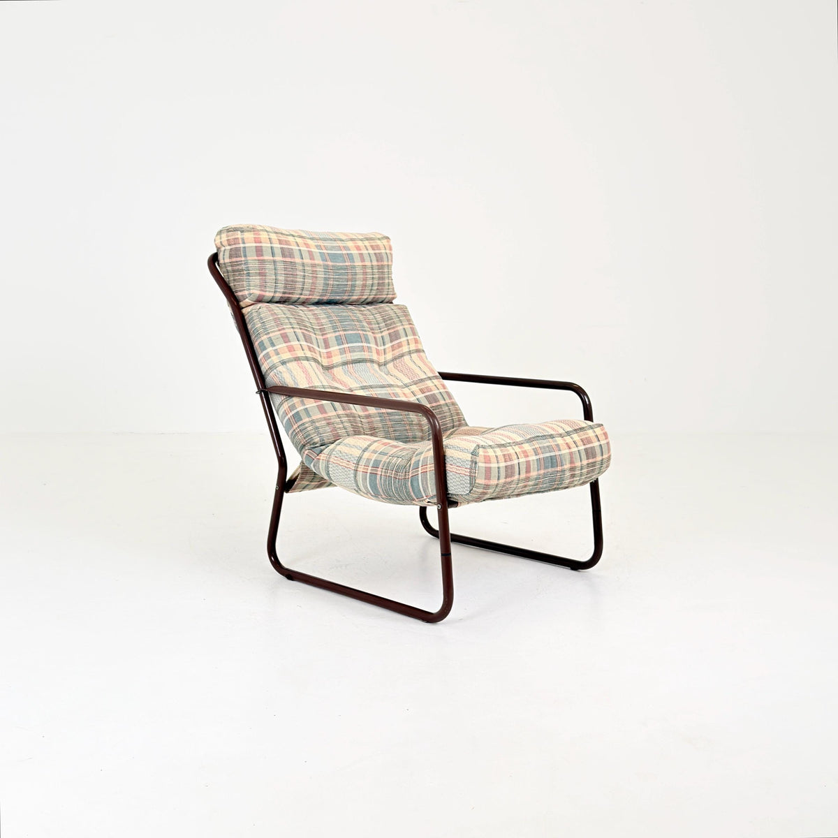 Mid century century Bauhaus tubular lounge armchair for Tomas Jelinek by IKEA 1980s Sweden