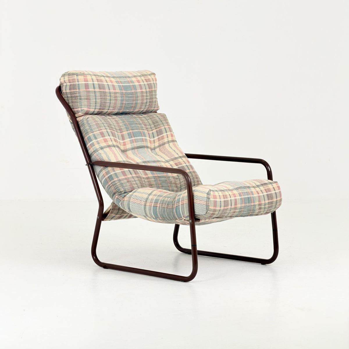 Mid century century Bauhaus tubular lounge armchair for Tomas Jelinek by IKEA 1980s Sweden