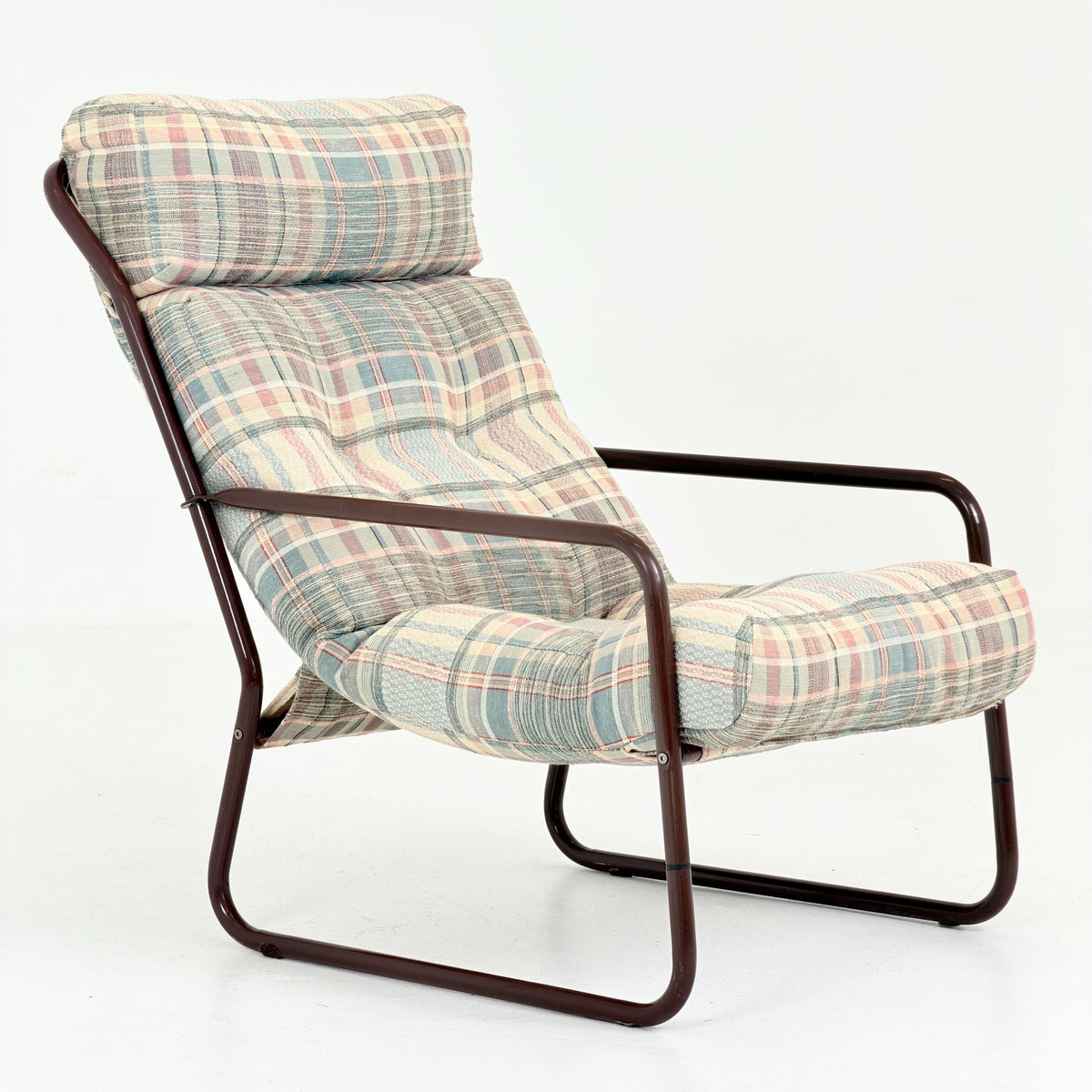 Mid century century Bauhaus tubular lounge armchair for Tomas Jelinek by IKEA 1980s Sweden