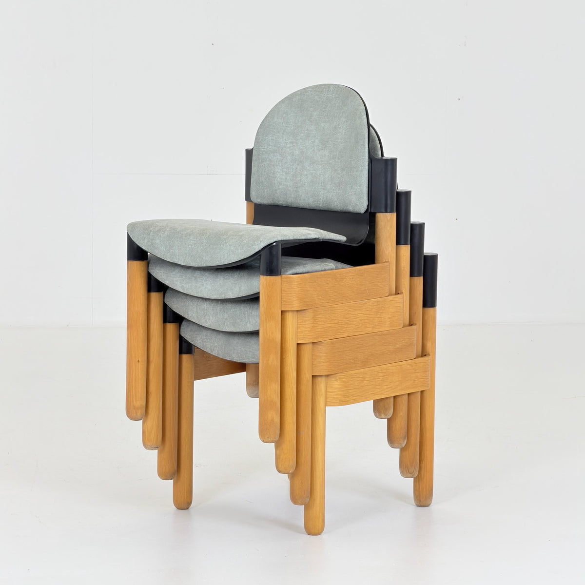 Set of 4 Mid-Century Flex Chairs by Gerd Lange for Thonet, 1970s, West Germany