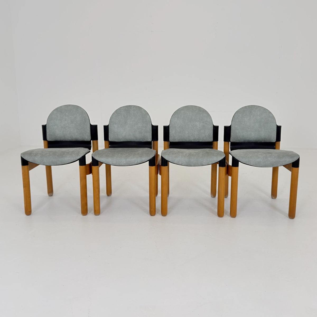 Set of 4 Mid-Century Flex Chairs by Gerd Lange for Thonet, 1970s, West Germany