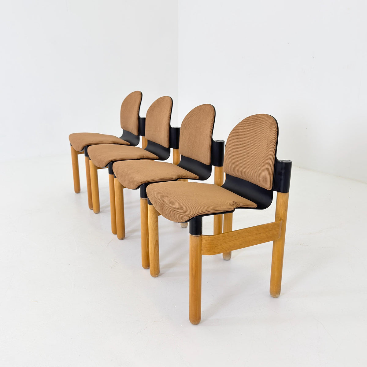 Set of 4 Mid-Century Flex Chairs by Gerd Lange for Thonet, 1970s, West Germany