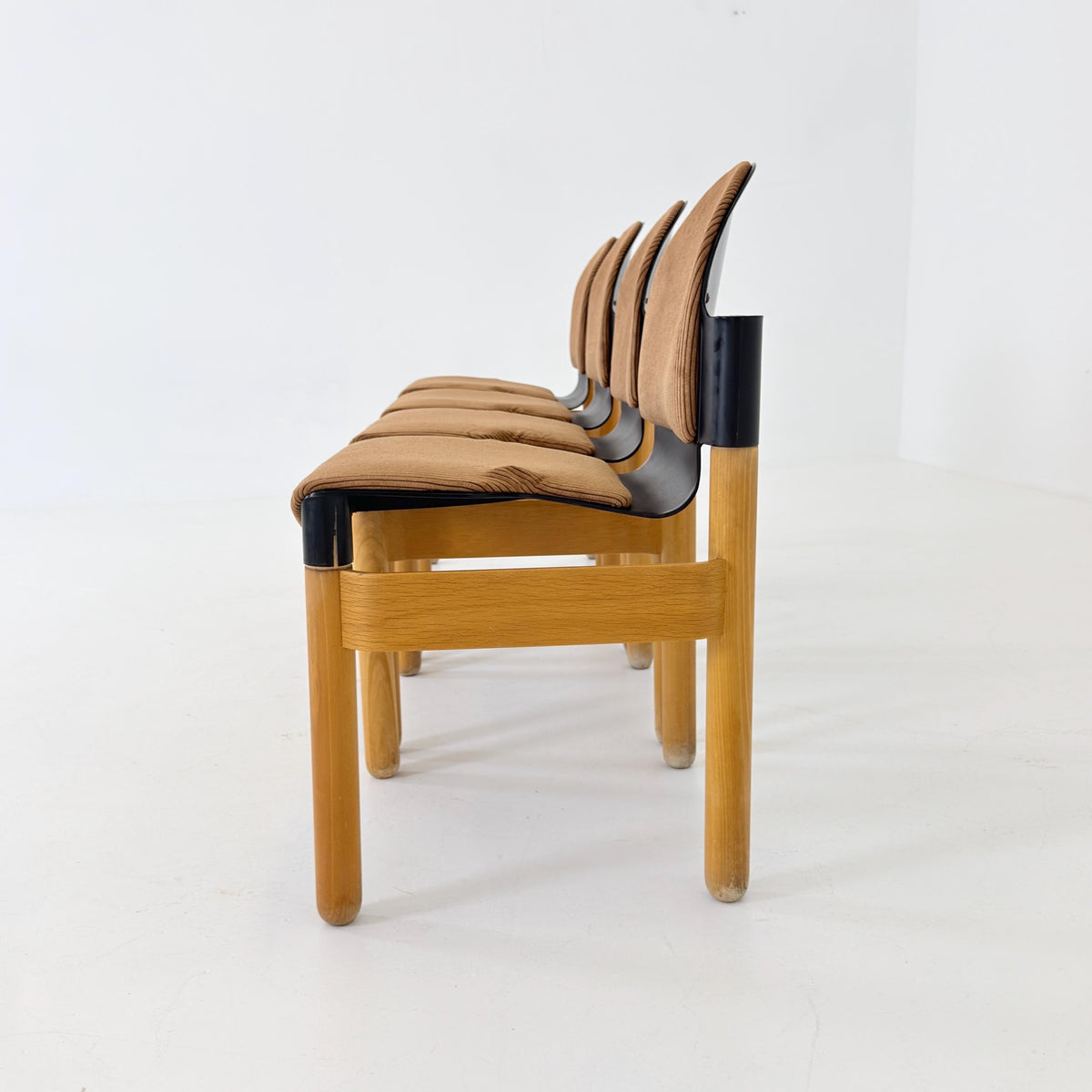 Set of 4 Mid-Century Flex Chairs by Gerd Lange for Thonet, 1970s, West Germany