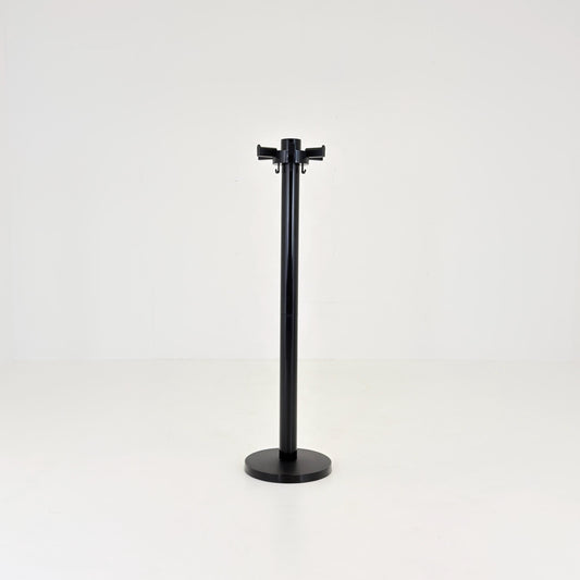 Mid century Kartell Wardrobe | Black PVC Storage Cabinet | Space Age Design 1970s Italy