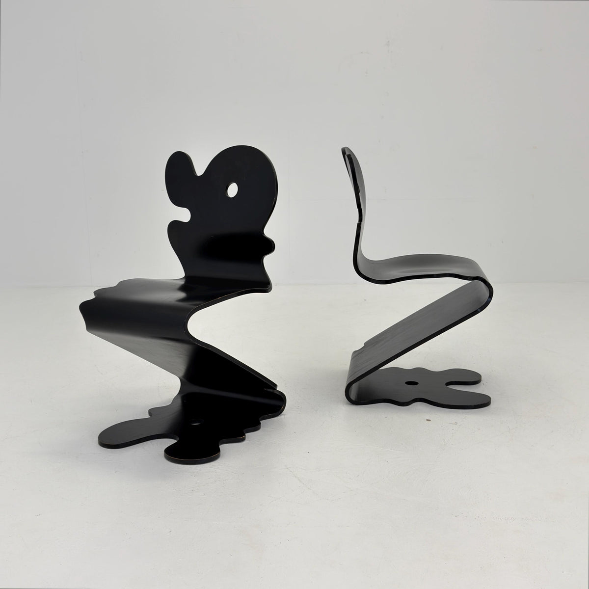 1 of 2 Mid century Verner Panton Pantonic 5000 Chair for Studio HÅG, 1990s Denmark