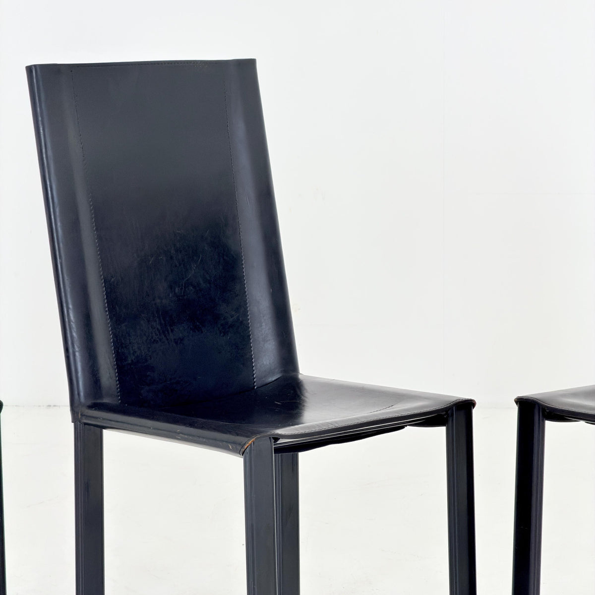 Set of 4 “Coral” Dining Chairs by Carlo Bartoli for Matteo Grassi 1980s Italy