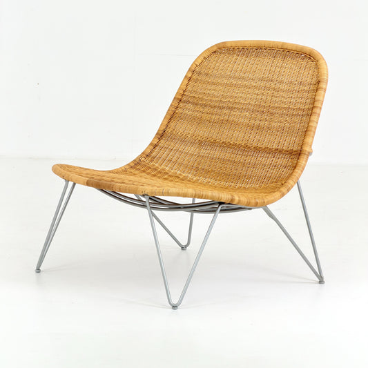 Mid century IKEA PS Hjältön Rattan Lounge Chair by James Irvine – 2000 Sweden