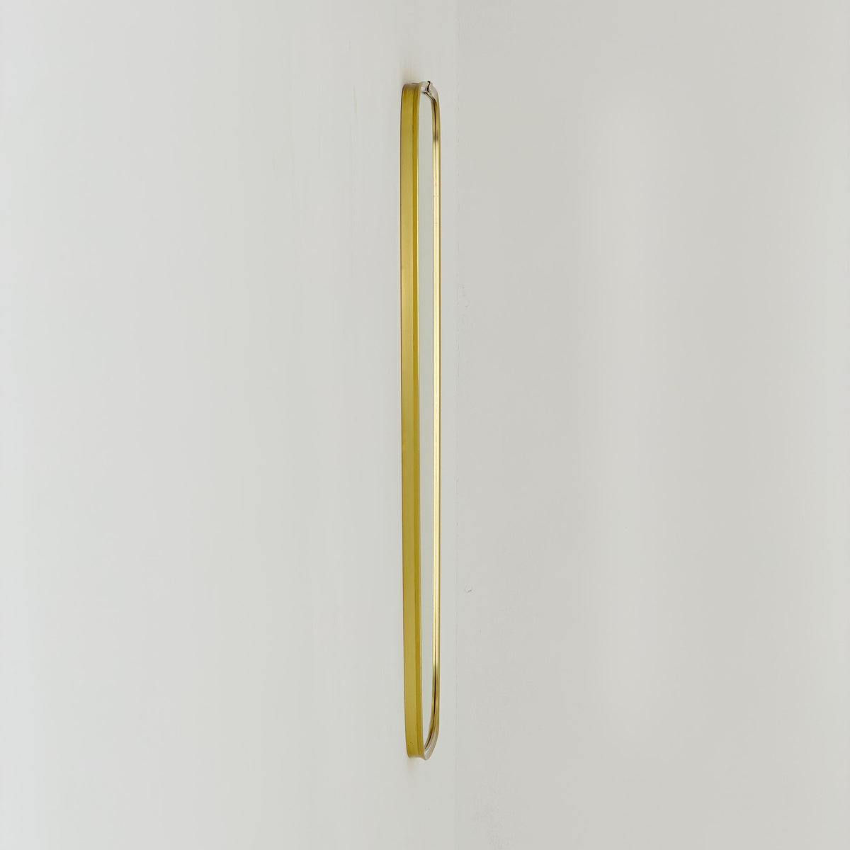 Rare Mid-Century Modern brass kidney Wall Mirror – by Arax zierspiegep western Germany, 1960s