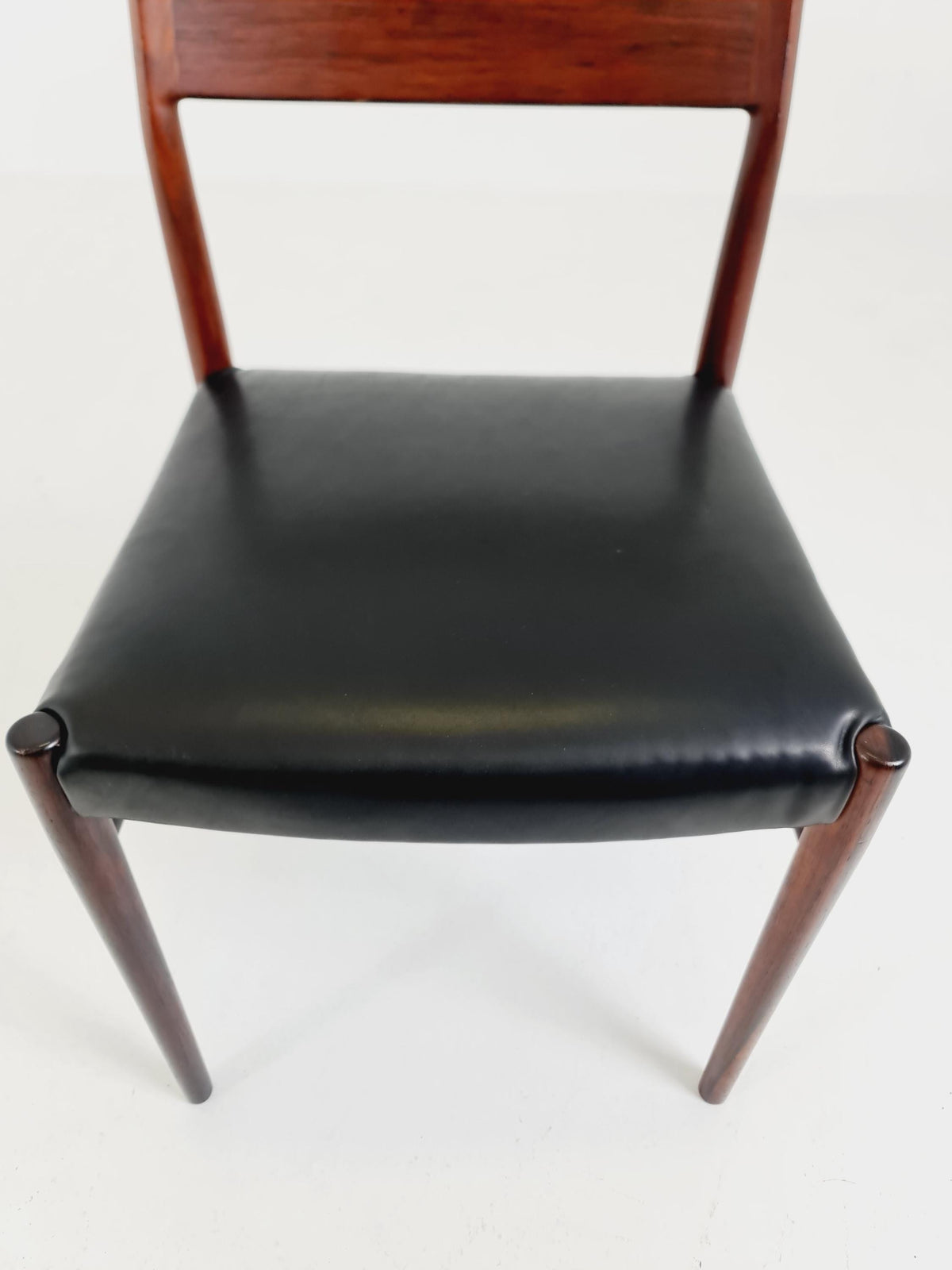 Danish teak and leather chair by Arne Vodder for Sibast Model 418 , 1960s