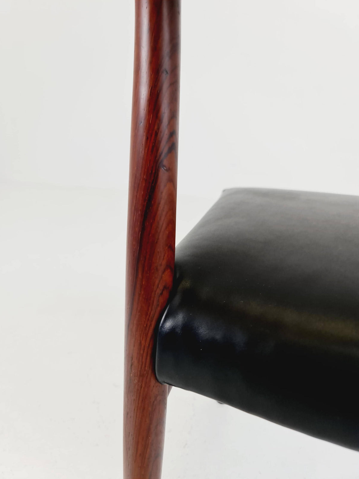 Danish teak and leather chair by Arne Vodder for Sibast Model 418 , 1960s