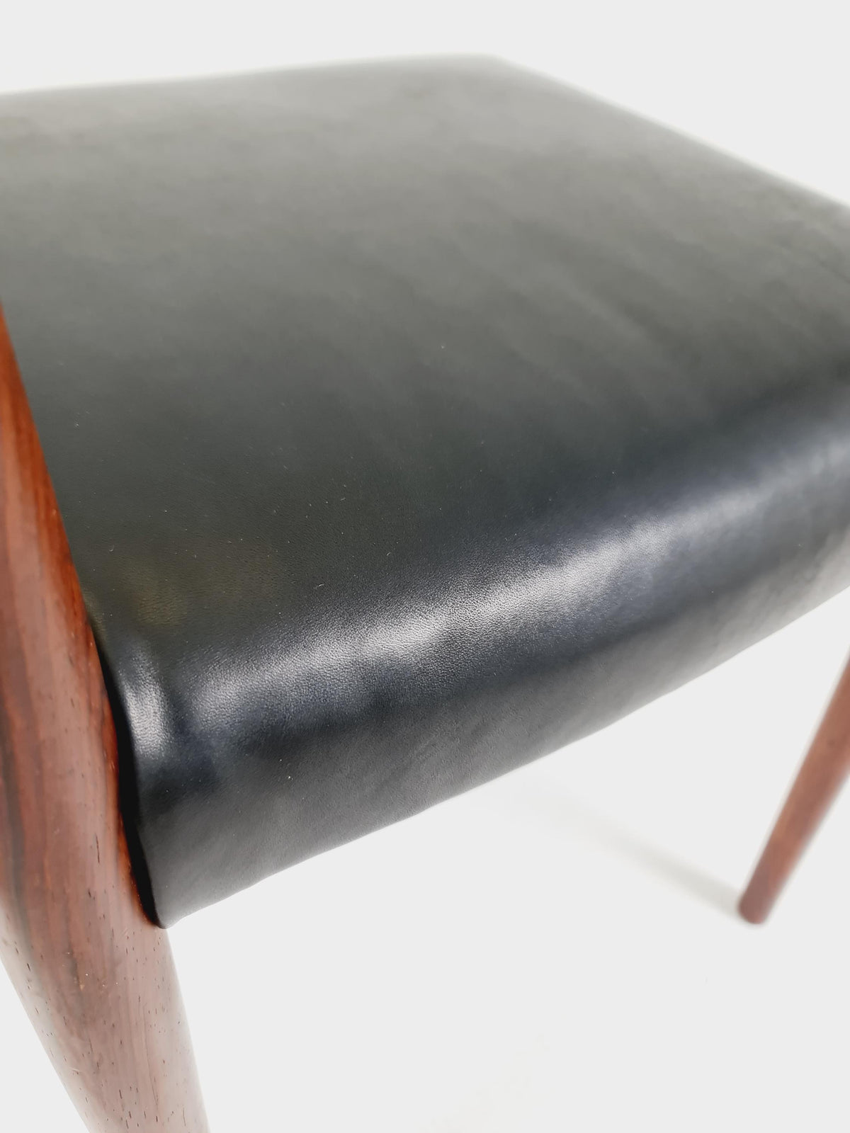Danish teak and leather chair by Arne Vodder for Sibast Model 418 , 1960s