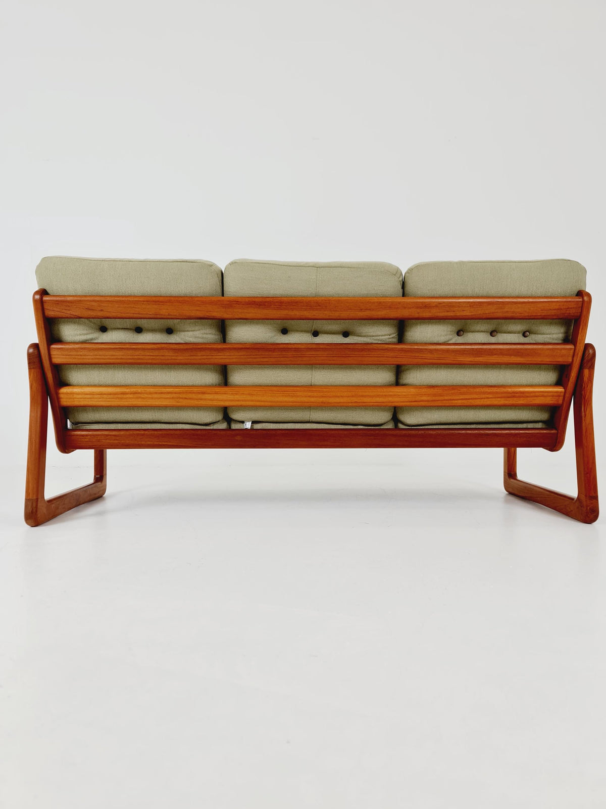 Mid century teak 3 -Seater Sofa by Holstebro Möbelfabrik , 1970s