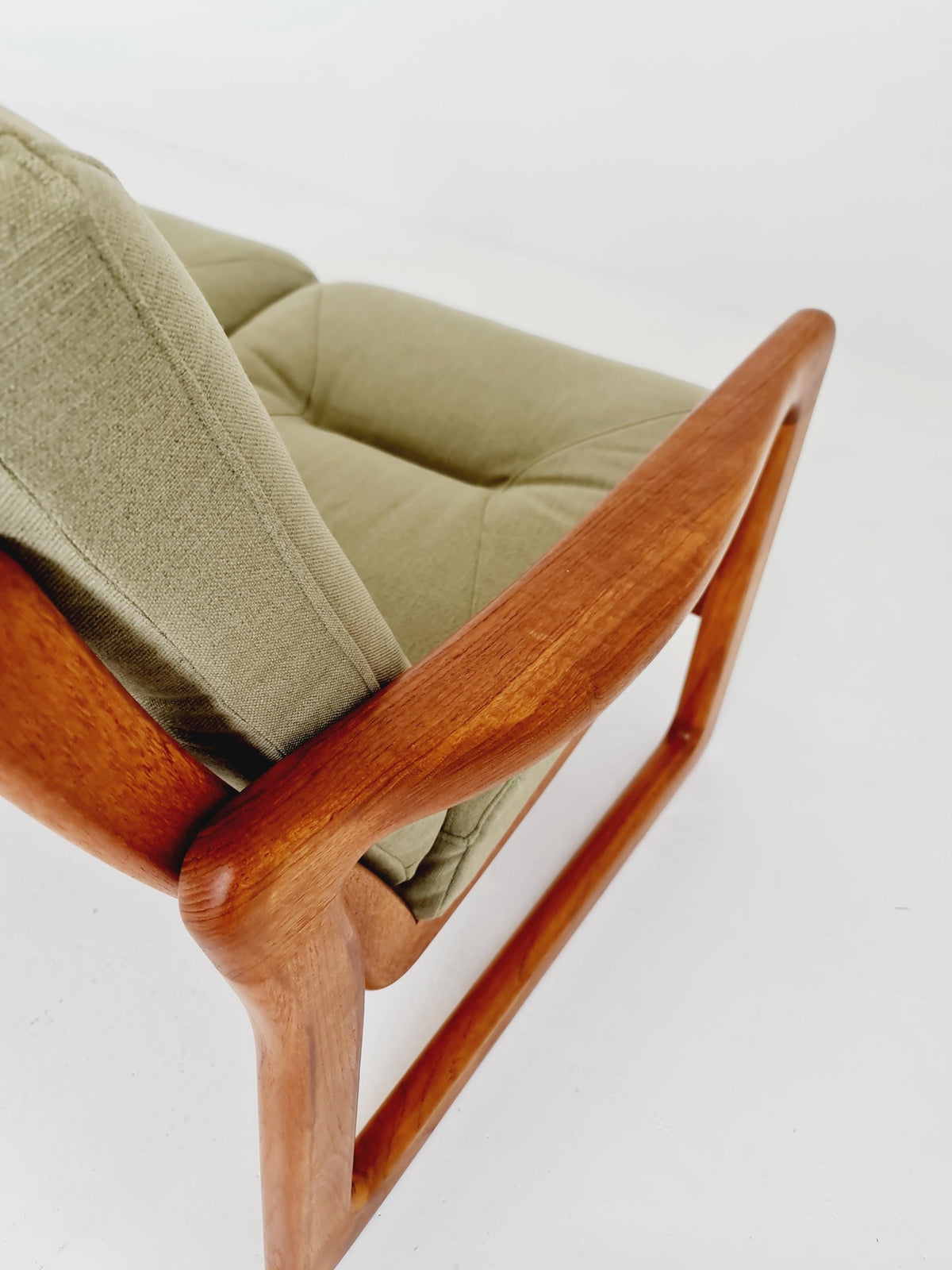 Mid century teak 3 -Seater Sofa by Holstebro Möbelfabrik , 1970s
