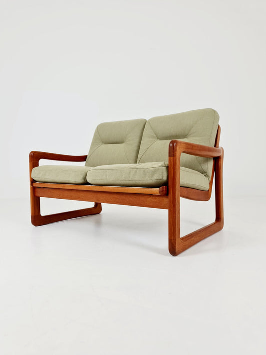 Mid century teak 2 -Seater Sofa by Holstebro Möbelfabrik , 1970s