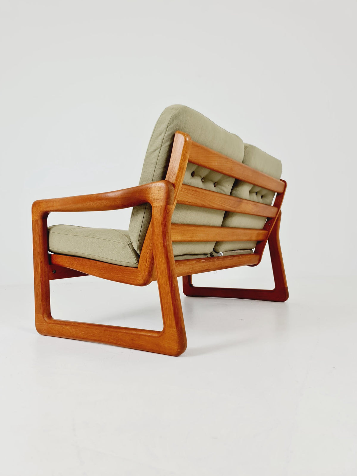 Mid century teak 2 -Seater Sofa by Holstebro Möbelfabrik , 1970s