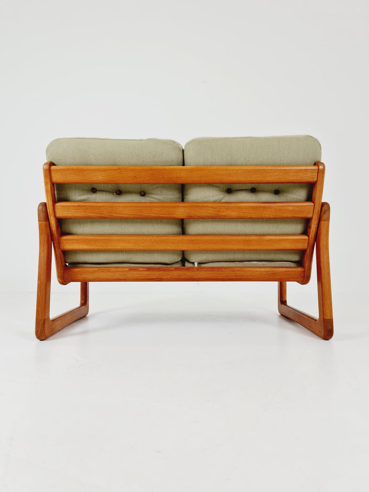 Mid century teak 2 -Seater Sofa by Holstebro Möbelfabrik , 1970s