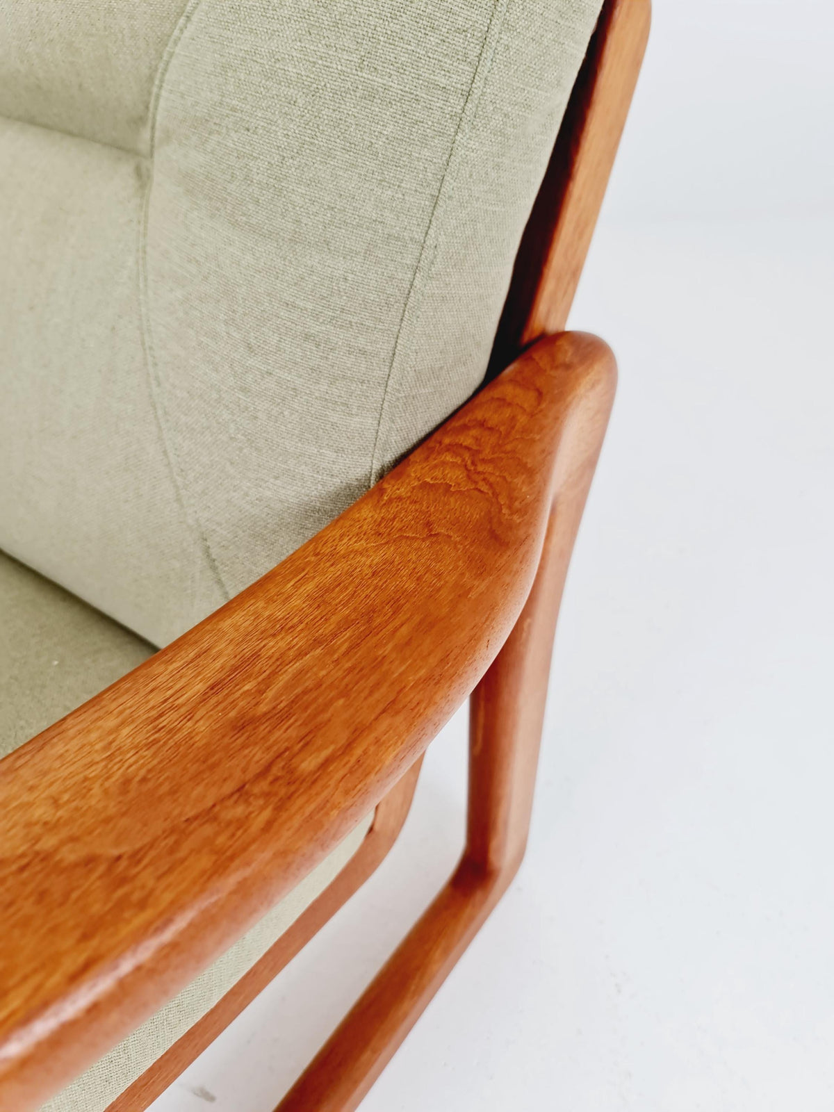 Mid century teak 2 -Seater Sofa by Holstebro Möbelfabrik , 1970s