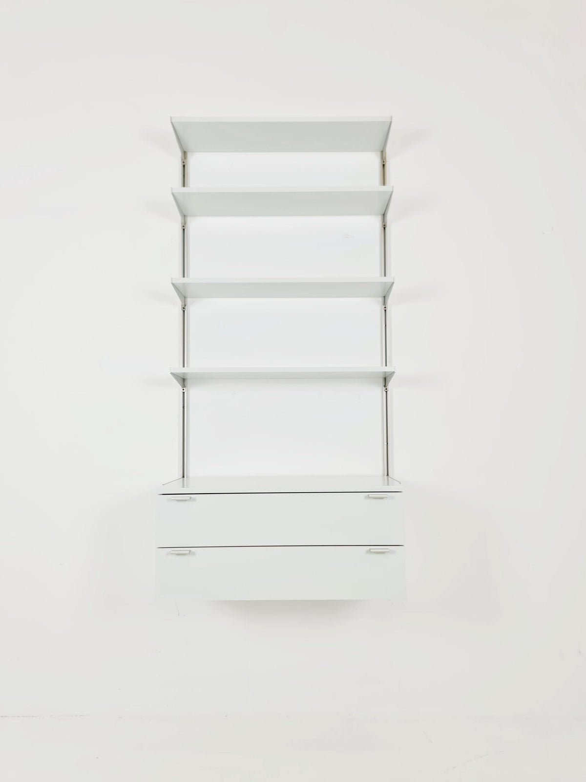 Modular George Nelson Wall Unit Bookcase, Herman Miller International collection "Vitra", 1960s