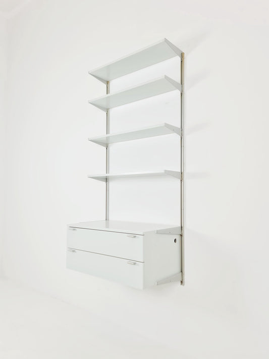 Modular George Nelson Wall Unit Bookcase, Herman Miller International collection "Vitra", 1960s