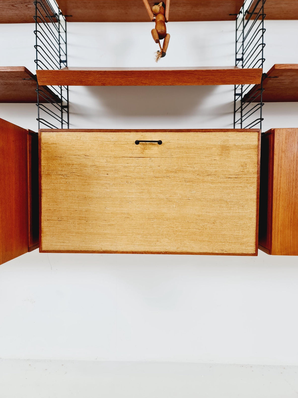 German shelf-system by Mustring West Germany teak , 1950s