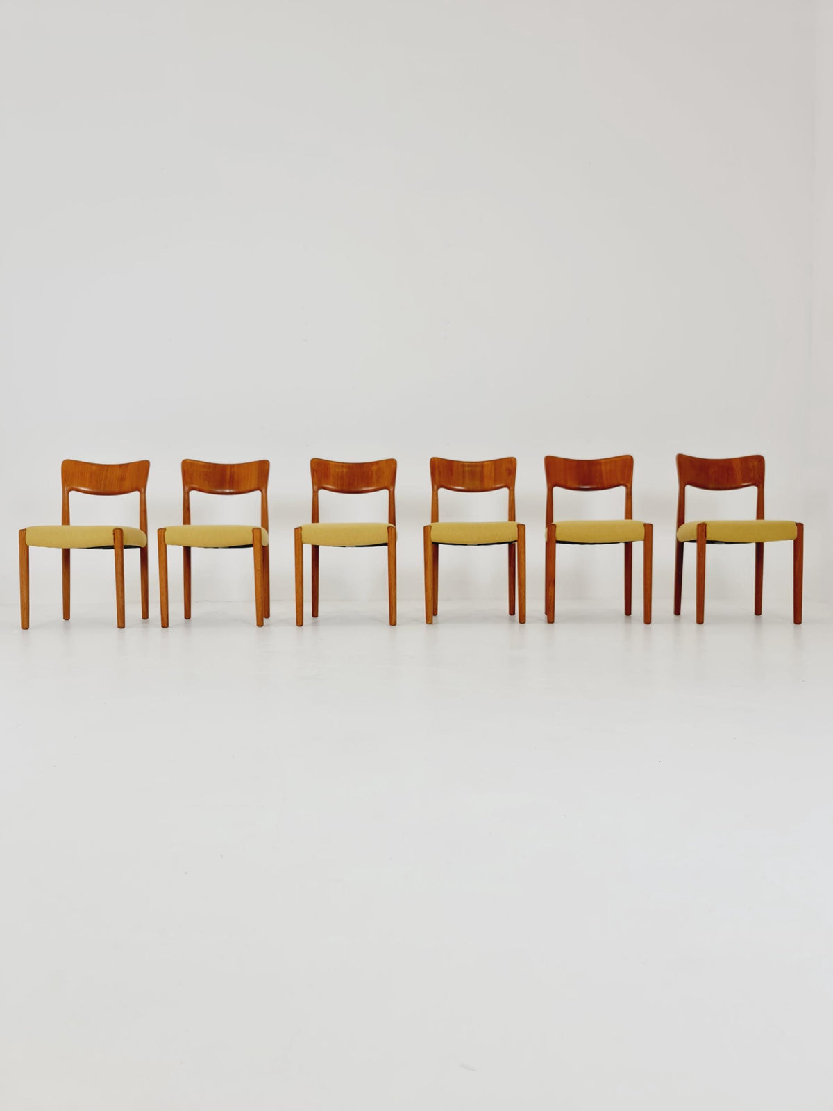 Midcentury teak Dining chairs by Boltinge 1960s, set of 6