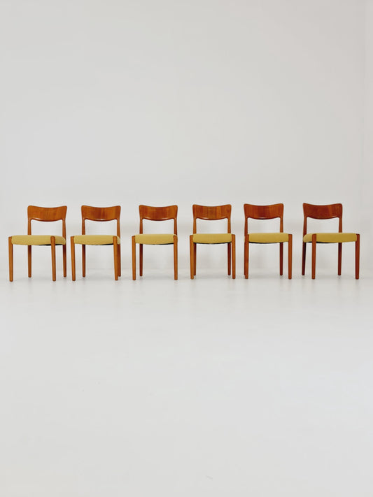 Midcentury teak Dining chairs by Boltinge 1960s, set of 6