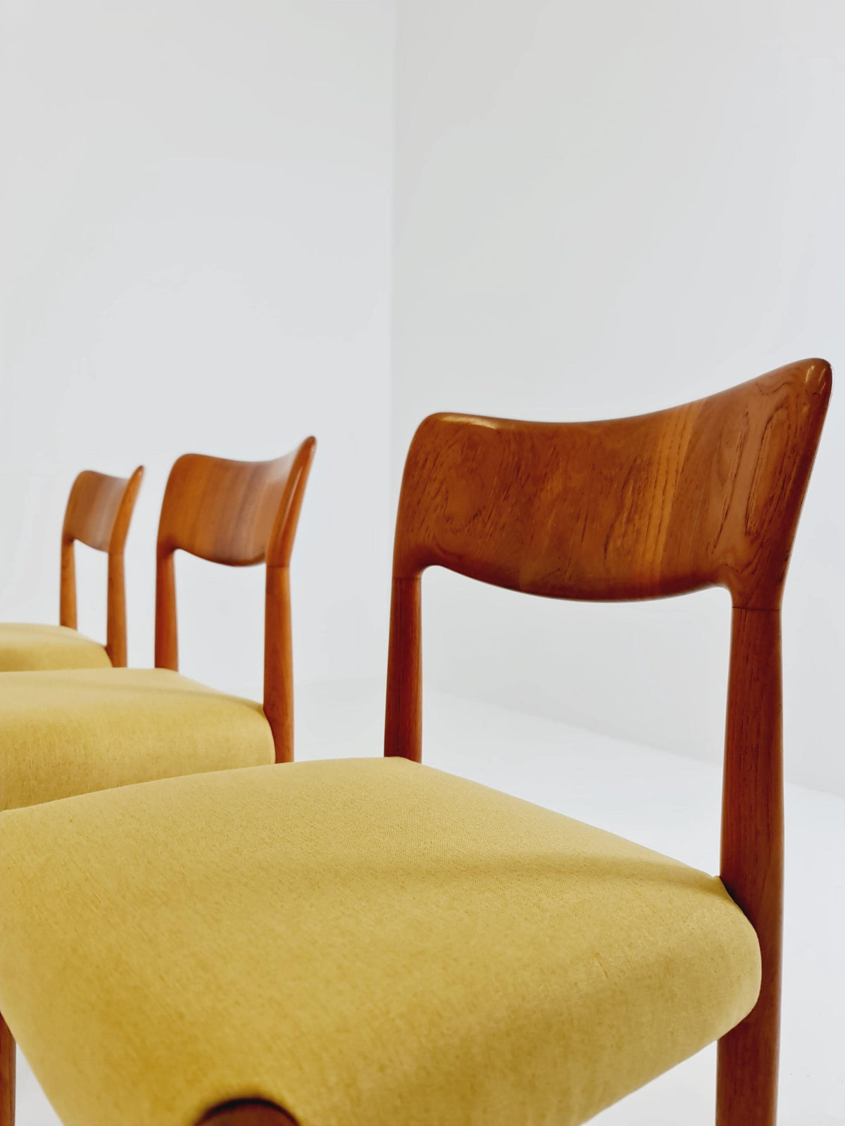 Midcentury teak Dining chairs by Boltinge 1960s, set of 6