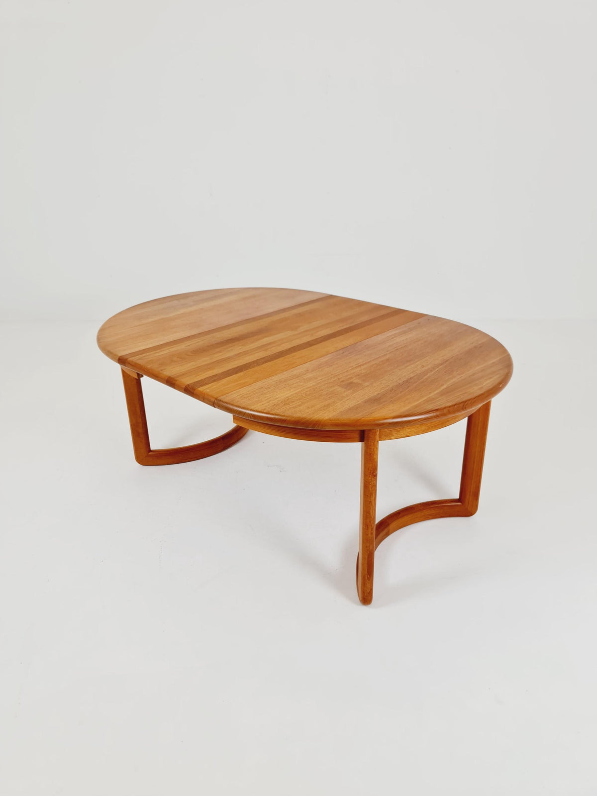 Mid century extendable Danish Modern Solid Teak XL dining table by Mikael Laursen , 1970s