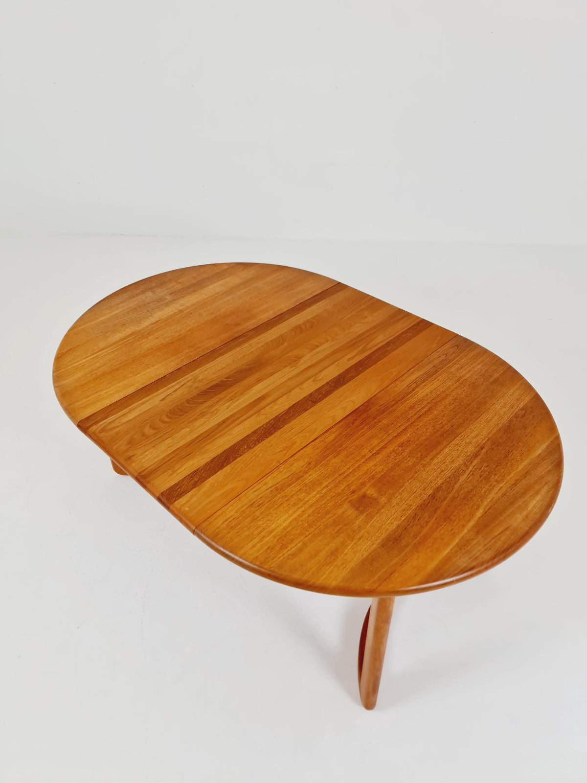 Mid century extendable Danish Modern Solid Teak XL dining table by Mikael Laursen , 1970s
