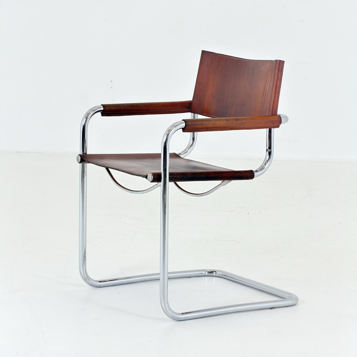 Mid century Bauhaus Matteo Grassi MG5 Cantilever Armchairs by Mart Stam, Italy, 1980s – Model B34