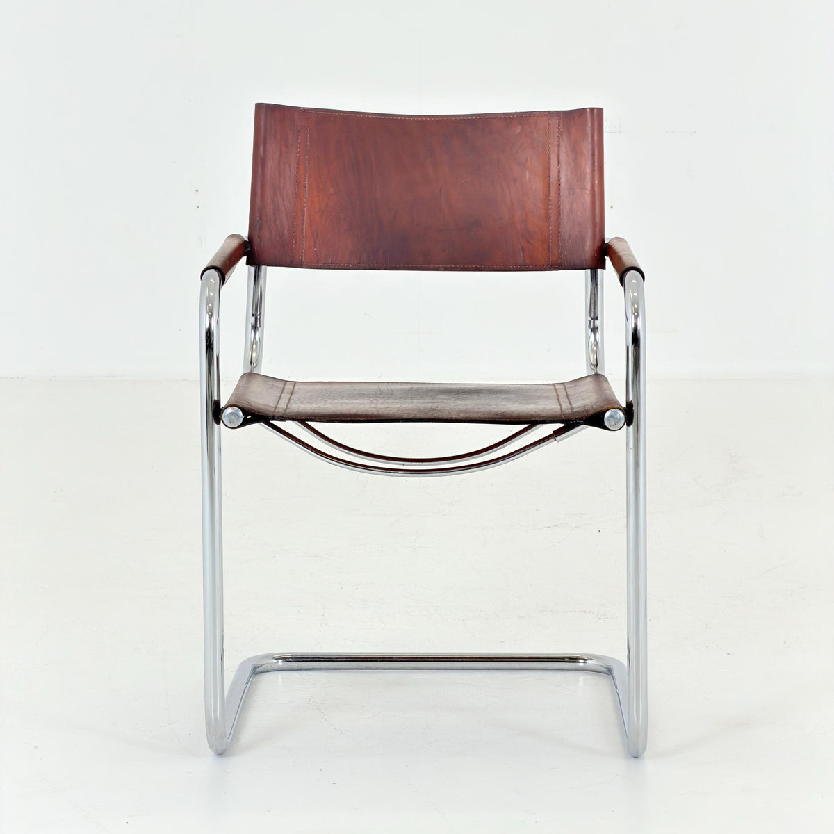 Mid century Bauhaus Matteo Grassi MG5 Cantilever Armchairs by Mart Stam, Italy, 1980s – Model B34