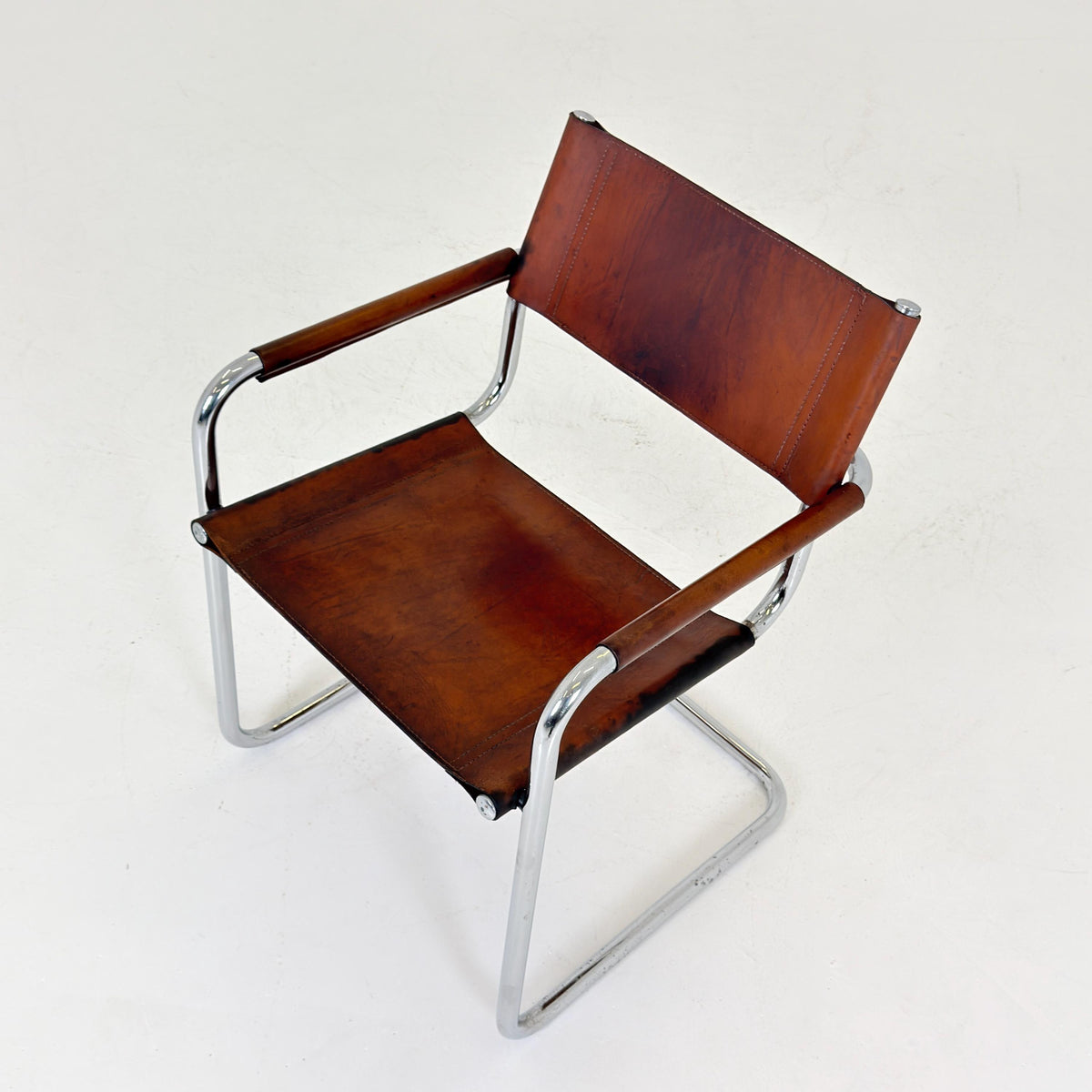 Mid century Bauhaus Matteo Grassi MG5 Cantilever Armchairs by Mart Stam, Italy, 1980s – Model B34