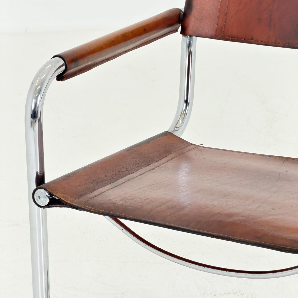 Mid century Bauhaus Matteo Grassi MG5 Cantilever Armchairs by Mart Stam, Italy, 1980s – Model B34